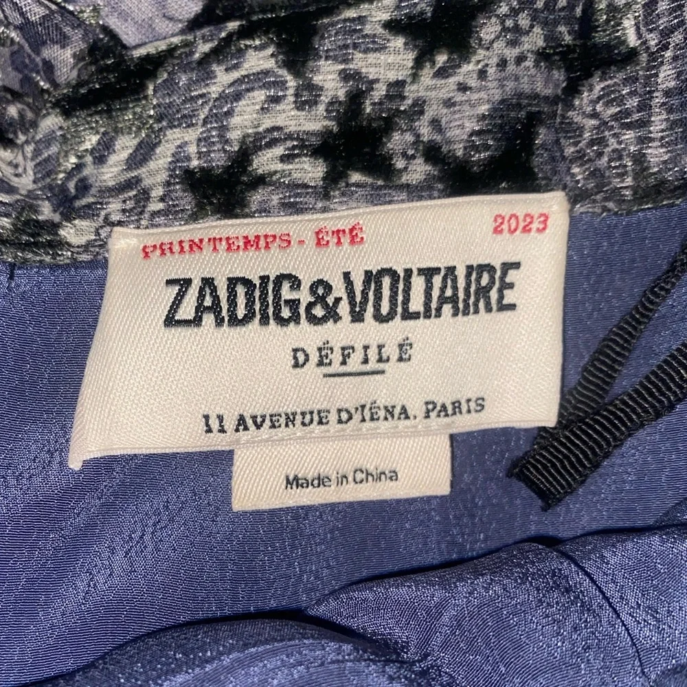 Zadig & Voltaire - Jamelia Burnout Stars - size 34/xs - Picture 4 of 6